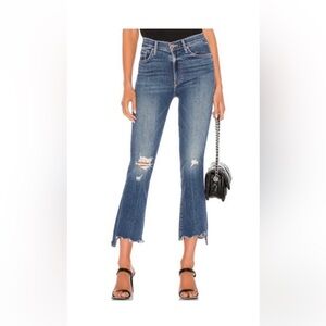 MOTHER Jeans The Insider Crop Step Chew - 27